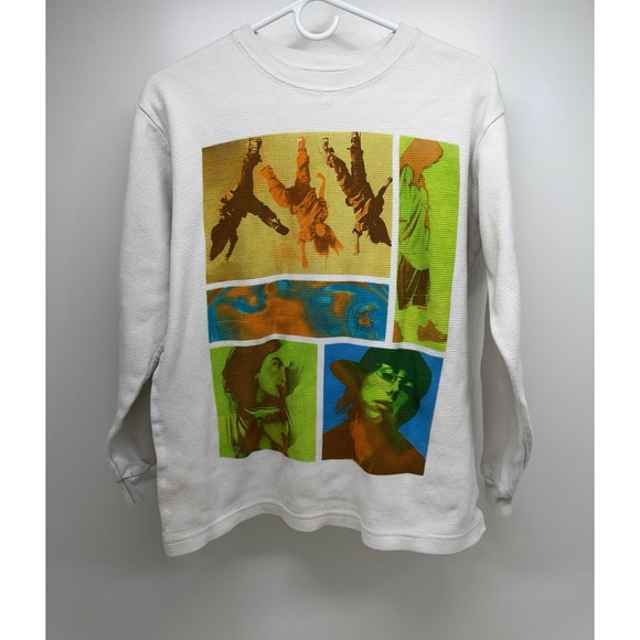 Billie Eilish Tops - Billie Eilish Birds Of A Feather Thermal Shirt women's M Made USA Organic Cotton
